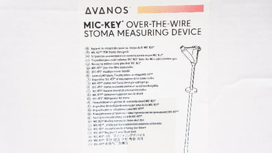 Avanos 98460 Mic-Key Over-The-Wire Stoma Measuring Device (x) - Box of 8